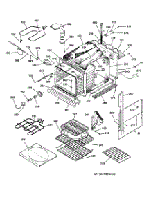 02 - Body Parts parts for Ge Oven JKP18AA1AA from AppliancePartsPros.com