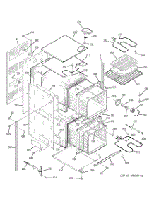 02 - Body Parts parts for Ge Oven JRP24BD2BB from AppliancePartsPros.com