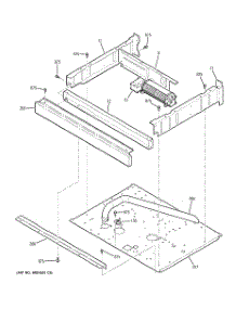 03 - Center Spacer parts for Ge Oven JTP75CM1CC from AppliancePartsPros.com