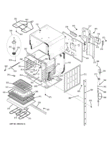 02 - Upper Body parts for Ge Oven ZEK957SD1SS from AppliancePartsPros.com