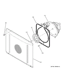 05 - Convection Fan parts for Ge Oven ZET1RM2SS from AppliancePartsPros.com