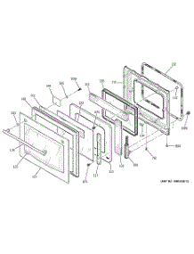 05 - Door parts for Ge Oven ZEK957SD1SS from AppliancePartsPros.com