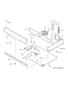 03 - Center Spacer parts for Ge Oven JTP48WF5WW from AppliancePartsPros.com