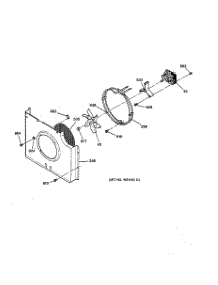 04 - Fan Assembly parts for Ge Oven JK910AA1AA from AppliancePartsPros.com