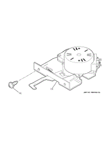 04 - Door Lock parts for Ge Oven JCK915WF5WW from AppliancePartsPros.com