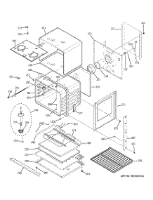 02 - Body Parts parts for Ge Oven JTP70CM1CC from AppliancePartsPros.com