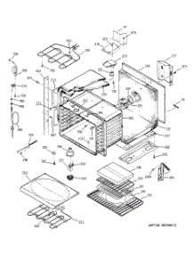 02 - Upper Body Parts parts for Ge Oven JT950SA4SS from AppliancePartsPros.com
