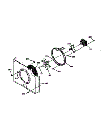 Convection Fan parts for Ge Oven JKP18WW2WW from AppliancePartsPros.com