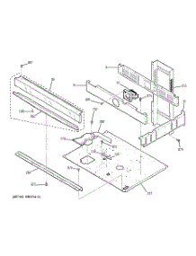 03 - Center Spacer parts for Ge Oven JT952WF7WW from AppliancePartsPros.com