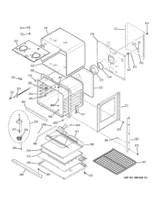 02 - Body Parts parts for Ge Oven JCTP70DP1BB from AppliancePartsPros.com