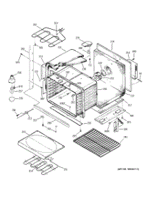 04 - Lower Body Parts parts for Ge Oven JTP56BA5BB from AppliancePartsPros.com