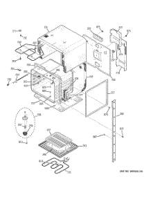 02 - Upper Oven parts for Ge Oven JKP48CF4CC from AppliancePartsPros.com