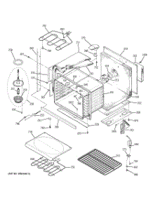 04 - Lower Body parts for Ge Oven ZET757BD1BB from AppliancePartsPros.com