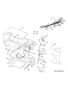02 - Microwave Body Parts parts for Ge Oven JT965SF1SS from AppliancePartsPros.com