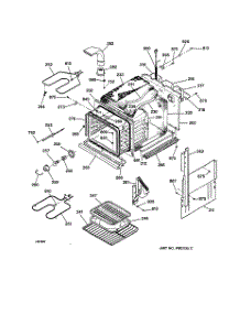 02 - Body Parts parts for Ge Oven JKS05BA2BB from AppliancePartsPros.com