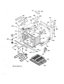 02 - Body Parts parts for Ge Oven JTP17SC1SS from AppliancePartsPros.com