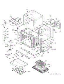 02 - Body Parts parts for Ge Oven JT912SK1SS from AppliancePartsPros.com