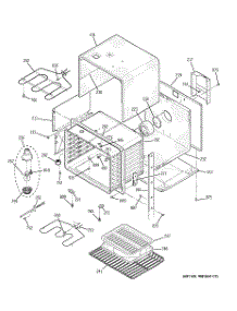 02 - Upper Oven parts for Ge Oven JTP48BF6BB from AppliancePartsPros.com