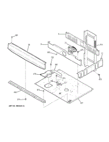 03 - Center Spacer parts for Ge Oven JT952BF8BB from AppliancePartsPros.com