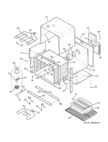 02 - Body Parts parts for Ge Oven JTP20WF7WW from AppliancePartsPros.com