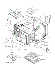 02 - Upper Body parts for Ge Oven JTP47SC2SS from AppliancePartsPros.com