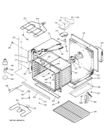 04 - Lower Body parts for Ge Oven JTP47SC2SS from AppliancePartsPros.com