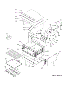 02 - Upper Oven parts for Ge Oven PT925DN1BB from AppliancePartsPros.com