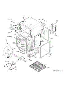 04 - Lower Oven parts for Ge Oven JKP28BF5BB from AppliancePartsPros.com