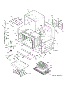 02 - Body Parts parts for Ge Oven JT912BF3BB from AppliancePartsPros.com