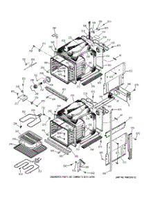 02 - Body Parts parts for Ge Oven JKP45WA3WW from AppliancePartsPros.com