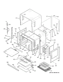 02 - Body Parts parts for Ge Oven ZET1RM3SS from AppliancePartsPros.com