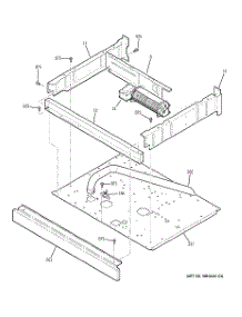 03 - Center Spacer parts for Ge Oven JTP35CM2CC from AppliancePartsPros.com