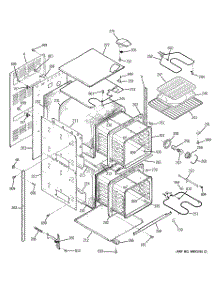 02 - Body Parts parts for Ge Oven JRP28SK1SS from AppliancePartsPros.com