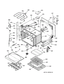 02 - Upper Body parts for Ge Oven JT950SA1SS from AppliancePartsPros.com