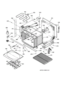 03 - Lower Body parts for Ge Oven JT950SA1SS from AppliancePartsPros.com