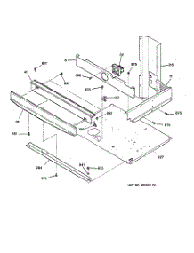 04 - Center Spacer parts for Ge Oven JT950SA1SS from AppliancePartsPros.com