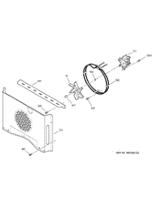 05 - Convection Fan parts for Ge Oven JCT910SA4SS from AppliancePartsPros.com