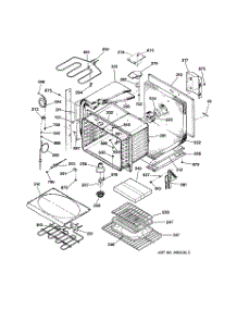 02 - Upper Body parts for Ge Oven JT950WA2WW from AppliancePartsPros.com