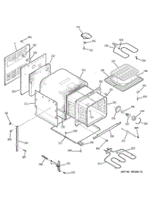 02 - Body Parts parts for Ge Oven JRP15WW6WW from AppliancePartsPros.com