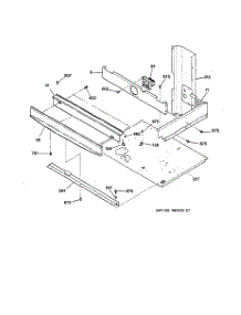 03 - Center Spacer parts for Ge Oven JT950SA2SS from AppliancePartsPros.com