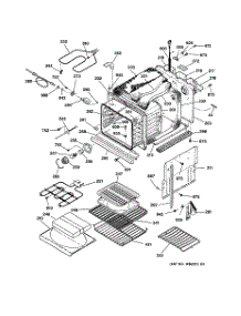 02 - Body Parts parts for Ge Oven JK910CA3CC from AppliancePartsPros.com