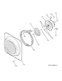 06 - Convection Fan parts for Ge Oven JT930SK2SS from AppliancePartsPros.com