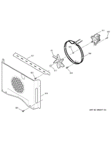 05 - Convection Fan parts for Ge Oven ZET737WA5WW from AppliancePartsPros.com