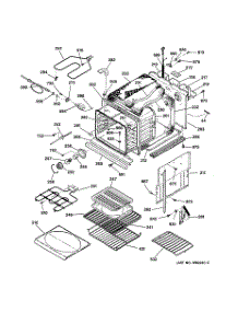 02 - Body Parts parts for Ge Oven JKP18WA3WW from AppliancePartsPros.com