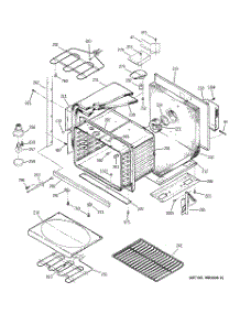 04 - Lower Body parts for Ge Oven JT950CA4CC from AppliancePartsPros.com