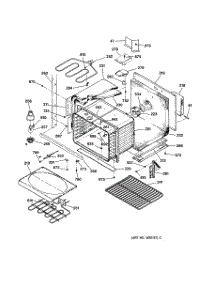 04 - Lower Body parts for Ge Oven JT950AA3AA from AppliancePartsPros.com