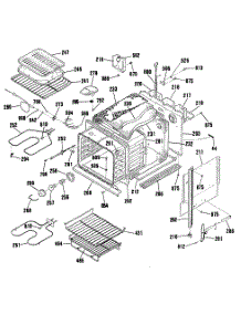 02 - Section2 parts for Ge Oven JKP18AS1AA from AppliancePartsPros.com