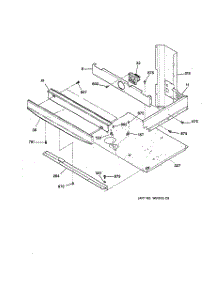 03 - Center Spacer parts for Ge Oven JT950WA1WW from AppliancePartsPros.com