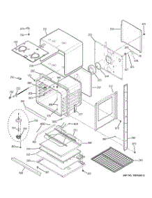 04 - Lower Oven parts for Ge Oven PT956CM1CC from AppliancePartsPros.com