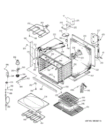 02 - Body Parts parts for Ge Oven JCTP18WA4WW from AppliancePartsPros.com